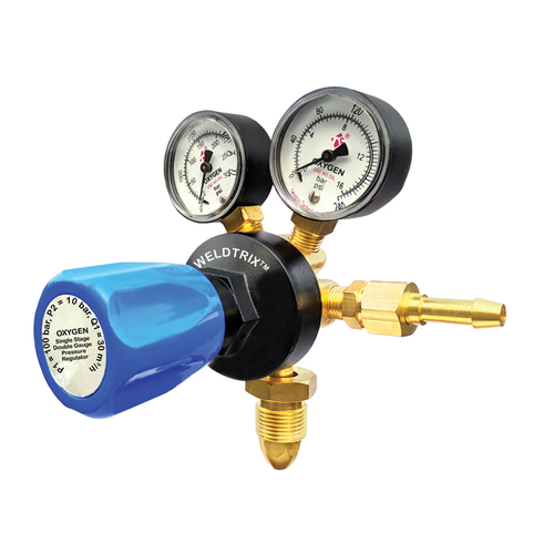 Weldtrix Single Stage Double Meter Oxygen Regulator