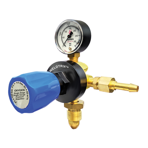 Weldtrix Single Stage Single Meter Oxygen Regulator