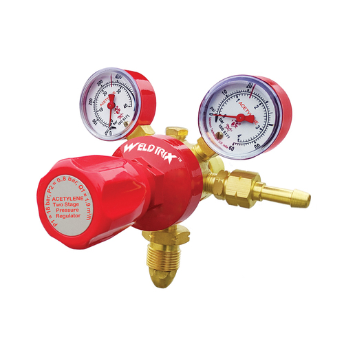 Weldtrix Double Stage Double Meter Acetylene Regulator