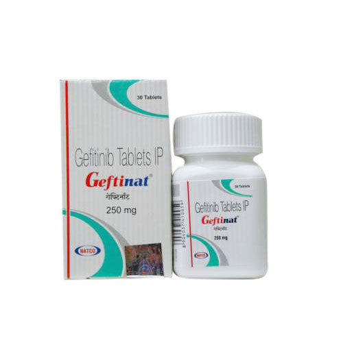 Geftinat 250mg Tablet (Gefitinib (250mg) - Natco Pharma Ltd)