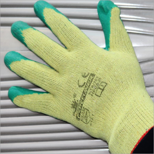 Cut Resistance Yellow Green Gloves
