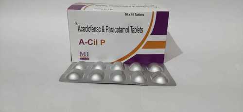 Aceclofenac Paracetamol Tablet (A-CIL P) ALU ALU