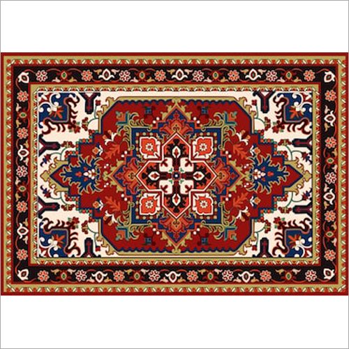 Tribal Vector Texture Persian Carpet Non-Slip
