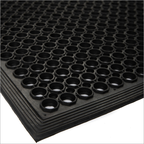 Black Industrial Rubber Mat