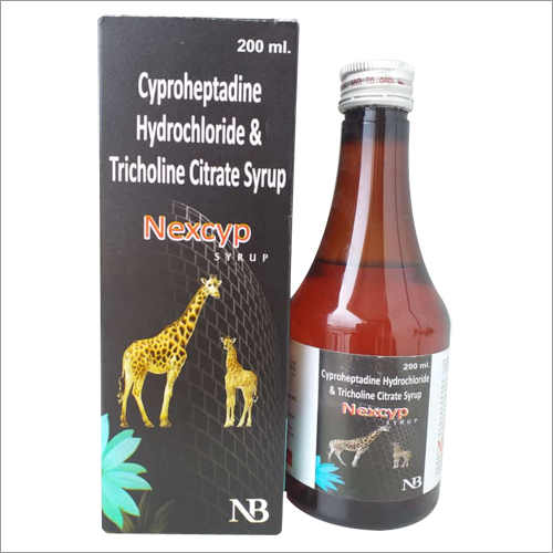 Cyproheptadine Hydrochloride & Tricholine Citrate Syrup By NEXBON LIFESCIENCES