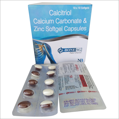 Calcirtiol Calcium Carbonate & Zinc Softgel Capsules