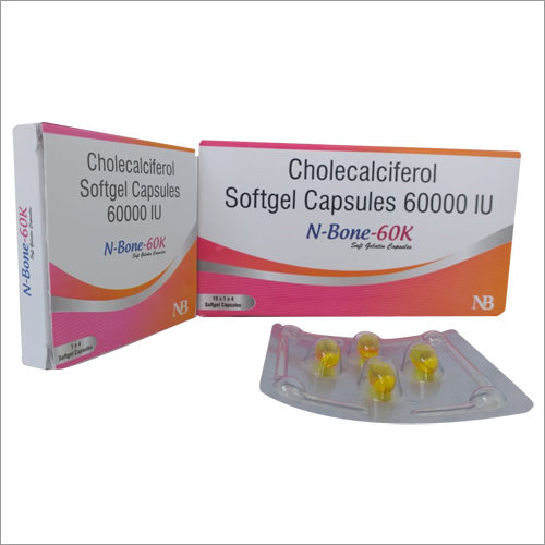 Cholecalciferol Softgel Capsules 60000 IU