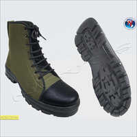 Novus Canvas Boot Ralph - Waterproof Cloth, Size 6-10, Green Color, Pu Sole | Lace Shoes For Men