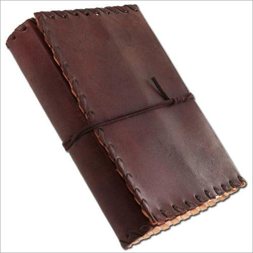 Handmade Pure Leather Diary - Brown, 5x7 Inches, 100 Pages | Lightweight, Ideal for Daily Use and Gifting
