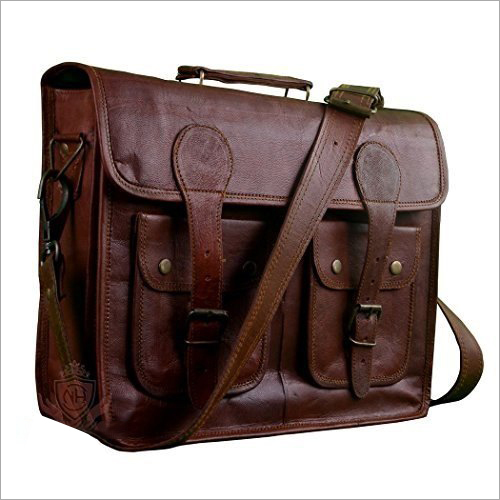 leather laptop messenger bag