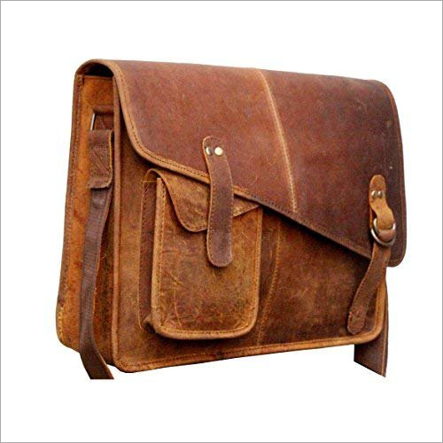 pure leather messenger bags