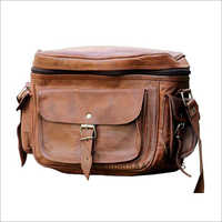 Brown Pure Leather Camera Bag