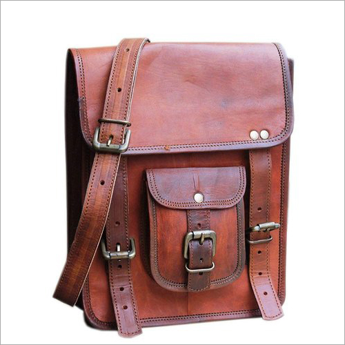 Brown Pure Leather Sling Bag