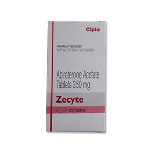 Zecyte 250mg Tablet(Abiraterone Acetate (250mg) - Cipla Ltd)