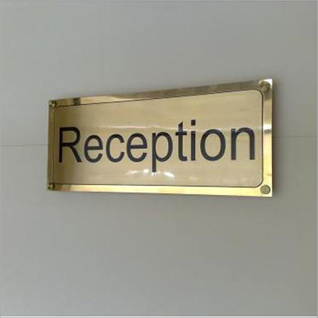 Brass Engraved Name Plate
