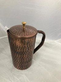 Jug Copper Antique Hammered