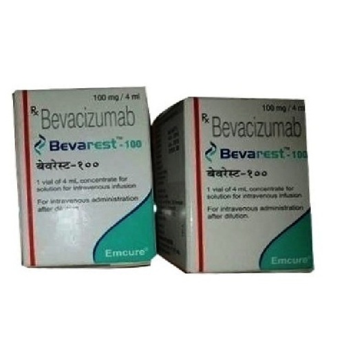 Bevarest 100mg Injection (Bevacizumab (100mg) - Emcure Pharmaceuticals Ltd)