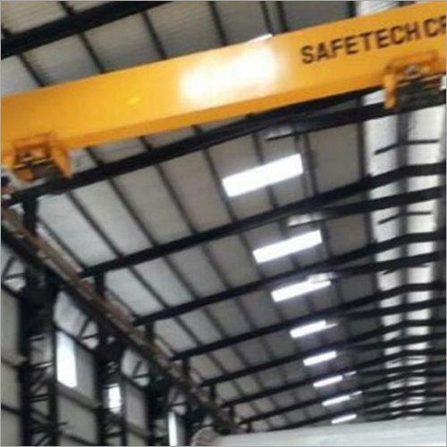 Lightweight Material Handling Single Girder EOT Crane - High-Strength Steel Up to 10 Tons Capacity Customizable Lifting Height | Variable Speed Emergency Stop 1-Year Warranty