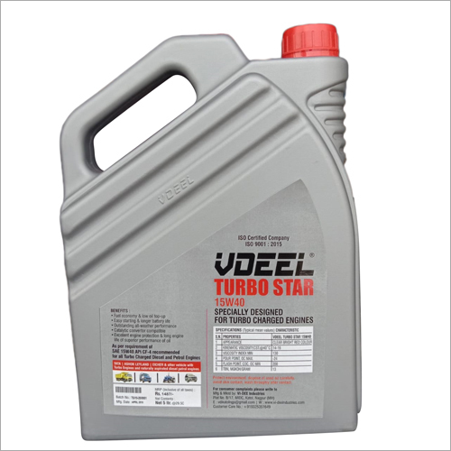 Turbo Star 15 W 40 Cf-4, Ch-4, Ci-4 Engine Oil - 15w40 | Green Color, Bitter Smell, Suitable For Cars, Trucks & Buses, Packaged In Can