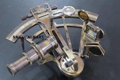 NauticalMart Brass Sextant Nautical Instrument Kelvin Hughes
