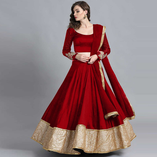 No Fade Akshara Red Suit
