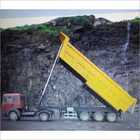 Mild Steel Heavy Duty Tipping Trailer - Customizable Length, Heavy Duty Load Capacity | Robust Structure For Hauling Construction Materials & Mining Debris