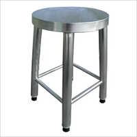 Stainless Steel Stool - Lightweight, Durable Design | Easy To Clean, Flawless Finish, Outdoor Furniture