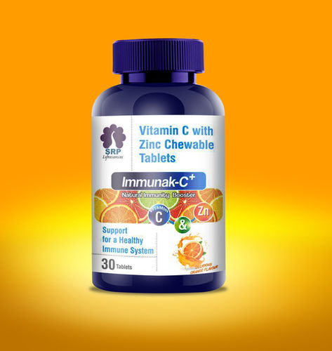 Vitamin C With Zinc Chewable Tablets Health Supplements