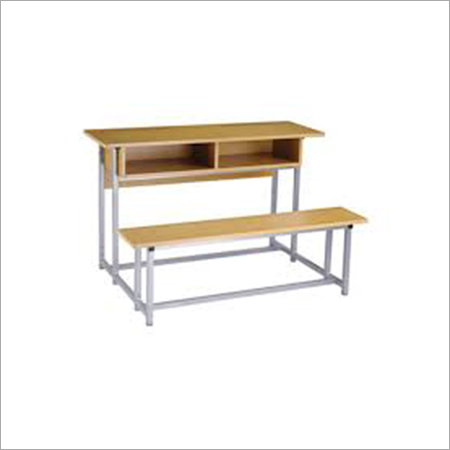 Wooden and Steel Desk