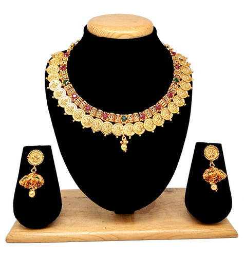Latest temple collection necklace set