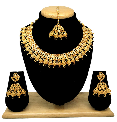 Imitation jewellery temple collection necklace set