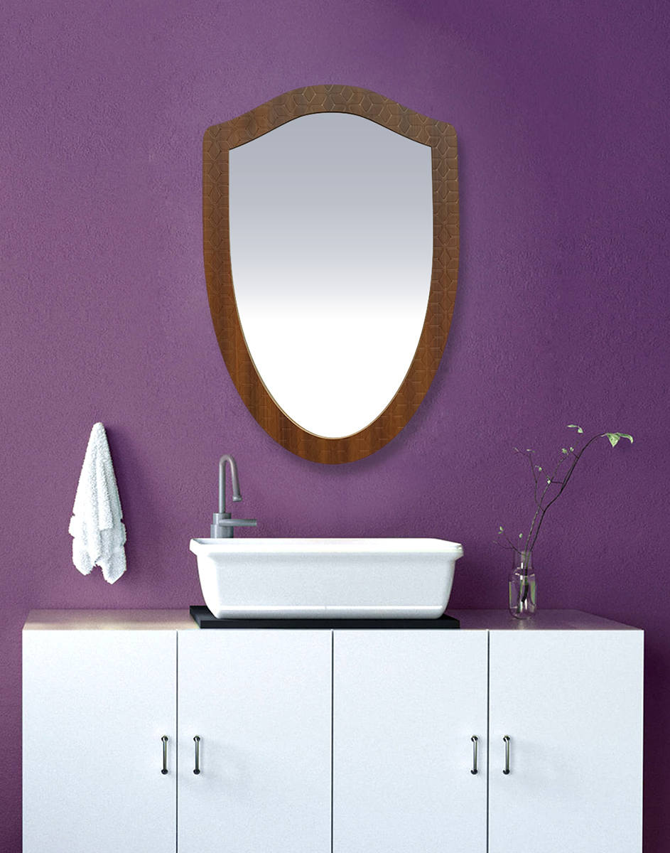 Designer Wood Mirror