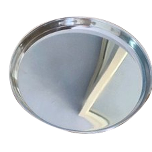 Steel Dinner Plate - Grade 316 Stainless Steel Circular Shape Polished Finish | Rust Proof Box Packaged