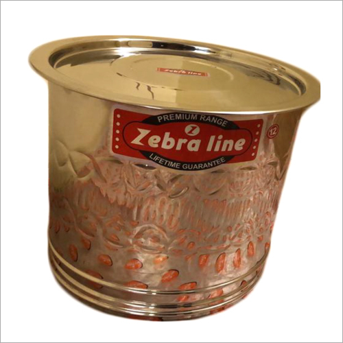 Zebraline Storage Container - Stainless Steel | Unbreakable, Corrosion Resistant, Durable Design for Kitchen Storage of Flours, Rice, Pulses