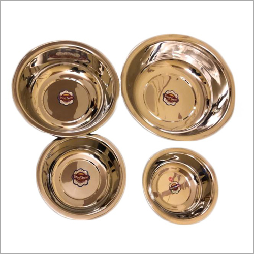 Stainless Steel Basin - Durable Design, Corrosion Resistant, Unbreakable for Serving Beverages and Soups