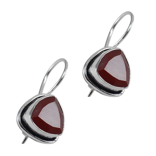 Garnet Quartz Earring Pg-122597 Gender: Women