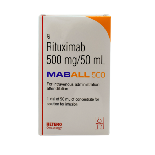 Maball 500mg Injection(Rituximab (500mg)-Hetero Drugs Ltd)