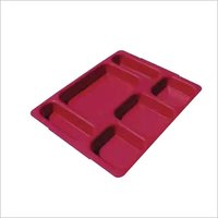 Cambro PP Bento Box 6 Compartment Fast Food Tray with Lid