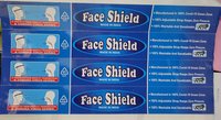 Face Shield Printed Sticker With Thermal Lamination