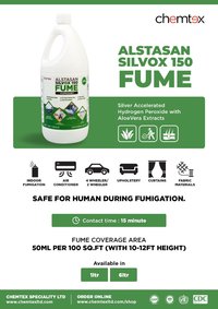 Alstasan Silvox 150 Fume: Accelerated Silver Hydrogen Peroxide Based Air Fumigant