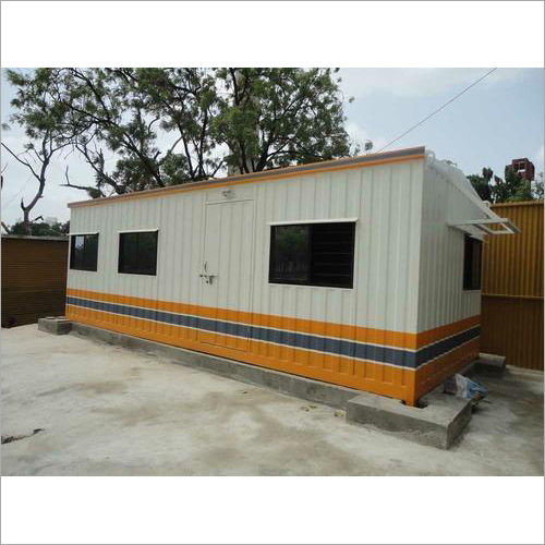 White Prefab Steel Bunk House Cabin