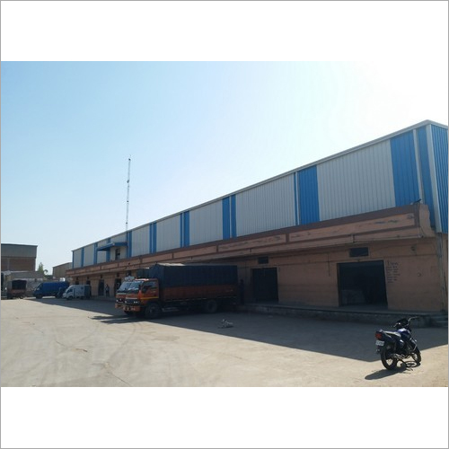 Steel Warehouse Logistics Park Shed