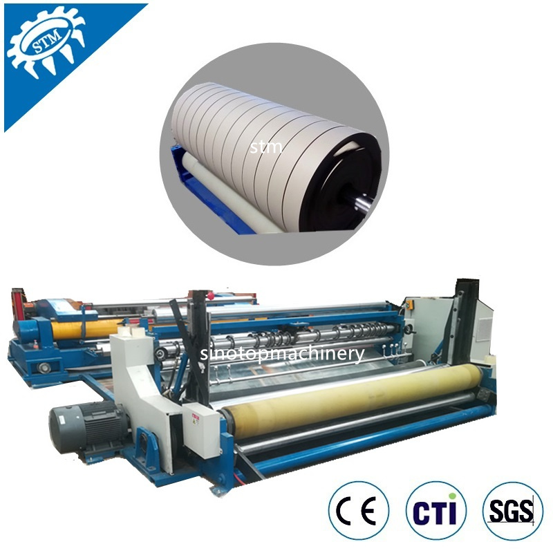 PLC control China paper slitting rewinding machine for edge board production