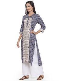 Rayon Printed Kurtis With Palazzo Set