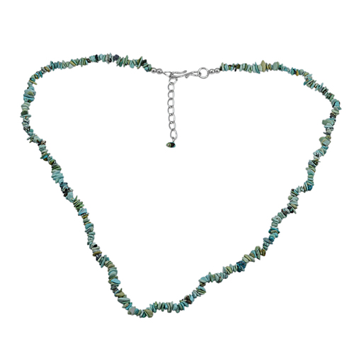 Turquoise Gemstone Chips Necklace Pg-131557 Size: 0.7X55.1