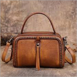 Ladies Designer Leather Handbag By SUJI LEATHER EXPORTS