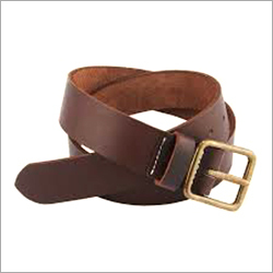 Mens Brown Leather Belt By SUJI LEATHER EXPORTS