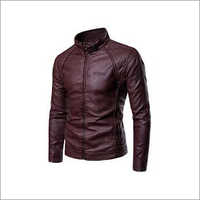 Mens Party Wear Leather Jacket