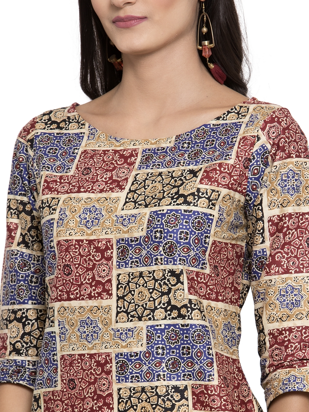 Designer Cotton Kurta Palazzo Set