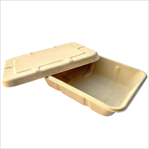 Light Brown Biodegradable Lunch Box